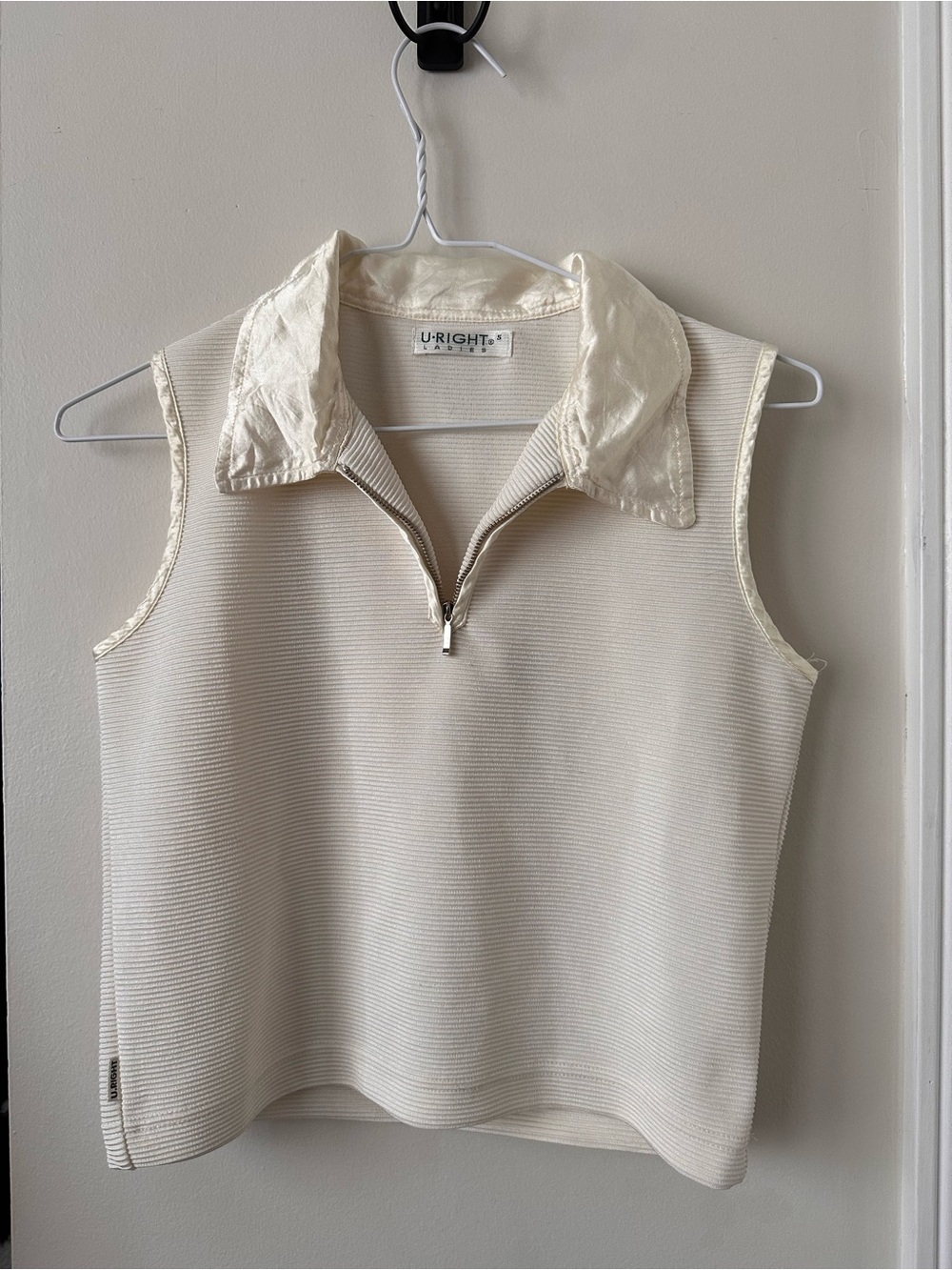U-Right Ladies Sleeveless cropped Golf Shirt